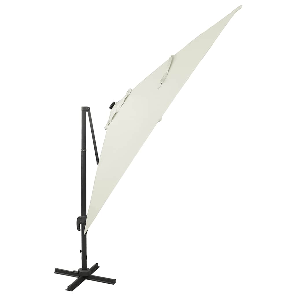 Cantilever Garden Parasol | Sand | Fabric with a PA coating, Aluminium
