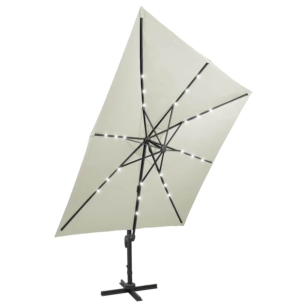 Cantilever Garden Parasol | Sand | Fabric with a PA coating, Aluminium