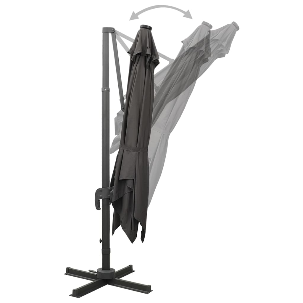 Cantilever Garden Parasol | Anthracite