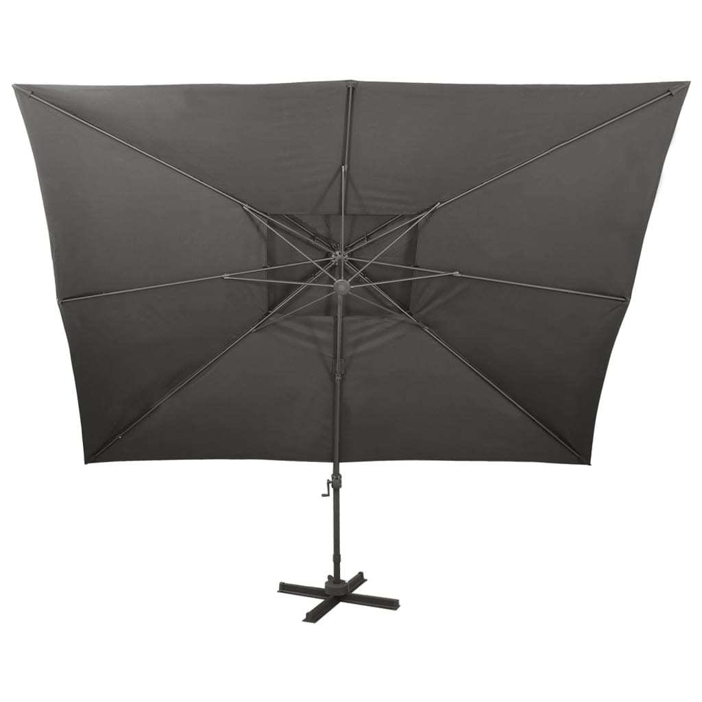 Cantilever Garden Parasol | Anthracite | Polyester | 400x300 cm