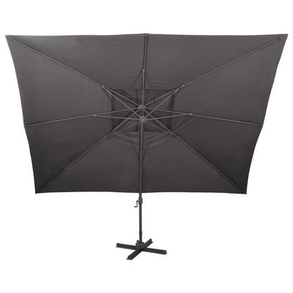 Cantilever Garden Parasol | Anthracite | Polyester | 400x300 cm