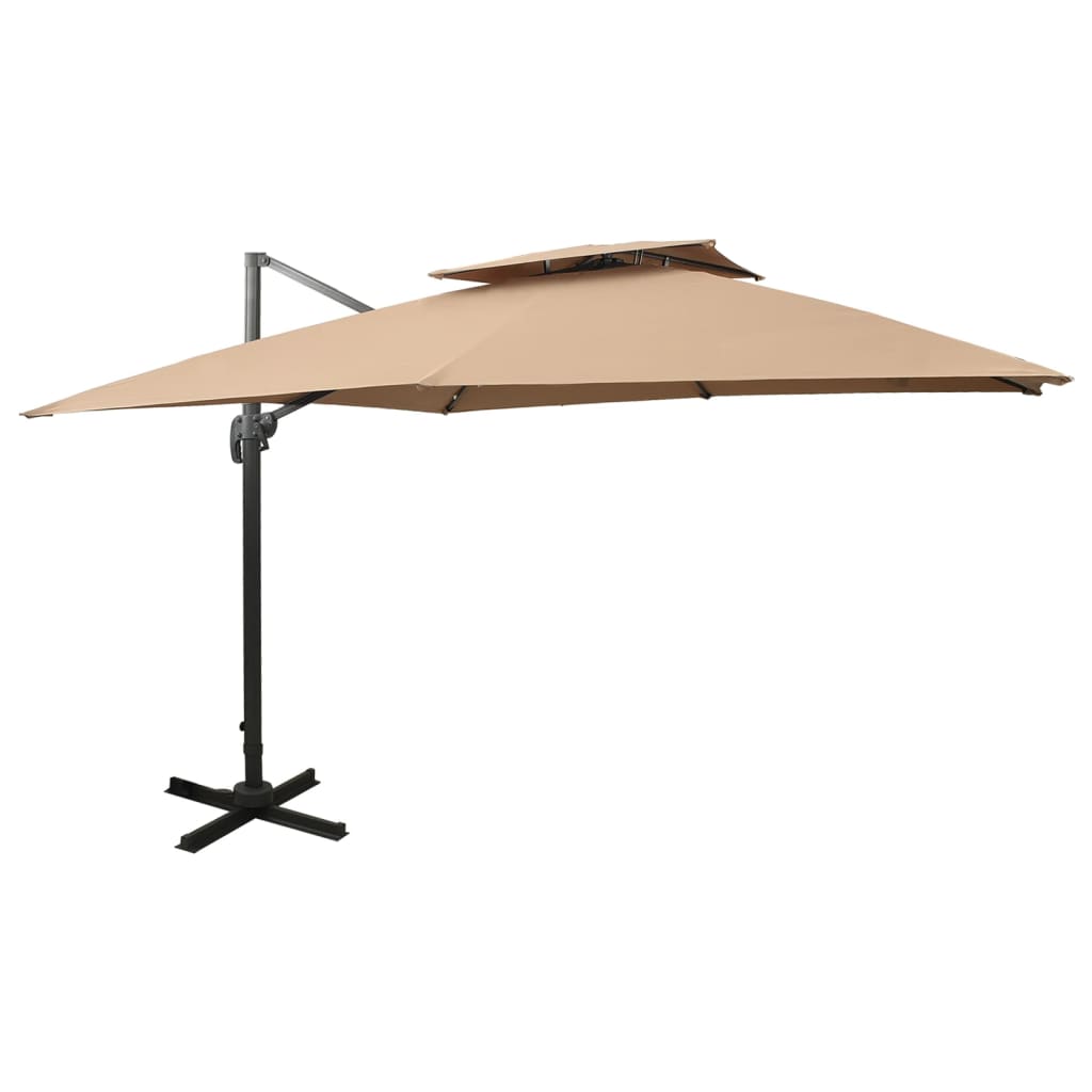Cantilever Garden Parasol | Taupe