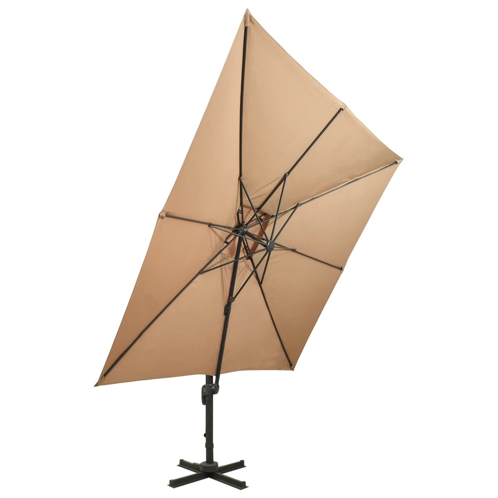 Cantilever Garden Parasol | Taupe