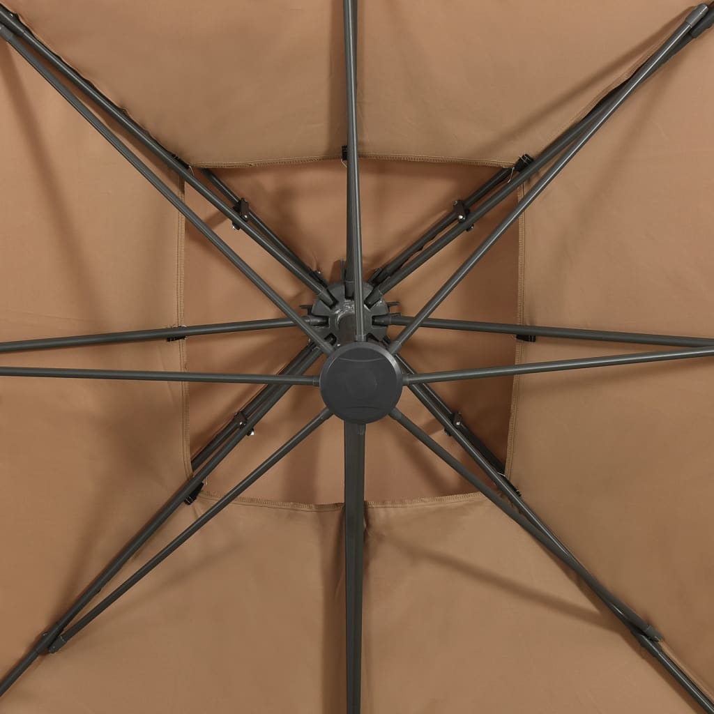Cantilever Garden Parasol | Taupe