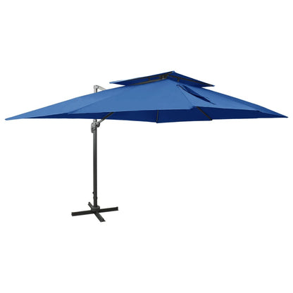 Cantilever Garden Parasol | Azure blue