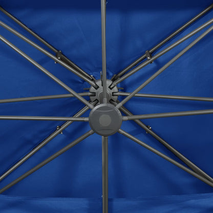 Cantilever Garden Parasol | Azure blue
