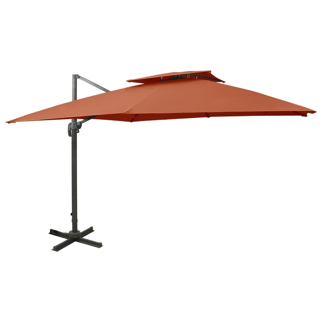 Cantilever Garden Parasol | Terracotta