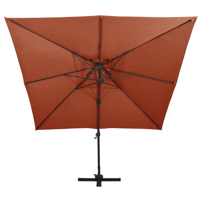 Cantilever Garden Parasol | Terracotta