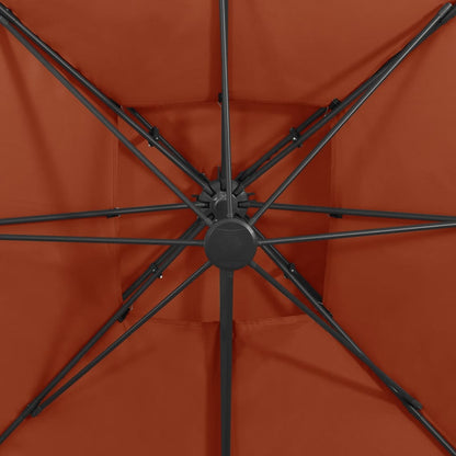 Cantilever Garden Parasol | Terracotta