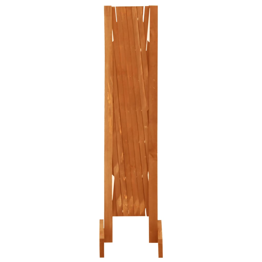 Garden Trellis Fence Orange 120x90 cm Solid Firwood