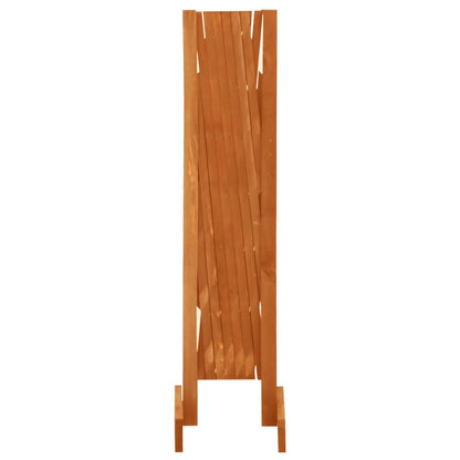 Garden Trellis Fence Orange 120x90 cm Solid Firwood