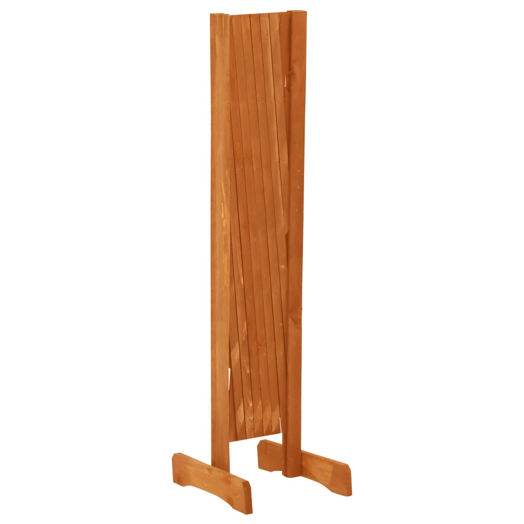 Garden Trellis Fence Orange 120x90 cm Solid Firwood