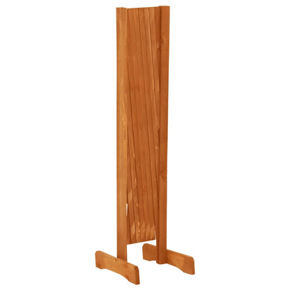 Garden Trellis Fence Orange 120x90 cm Solid Firwood