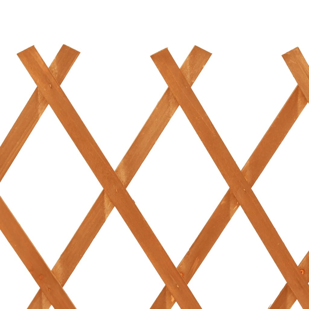 Garden Trellis Fence Orange 120x90 cm Solid Firwood