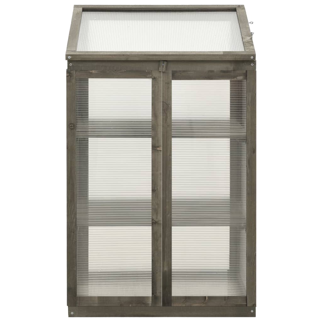Greenhouse | Grey | Solid Firwood, PC board | 60x45x100 cm