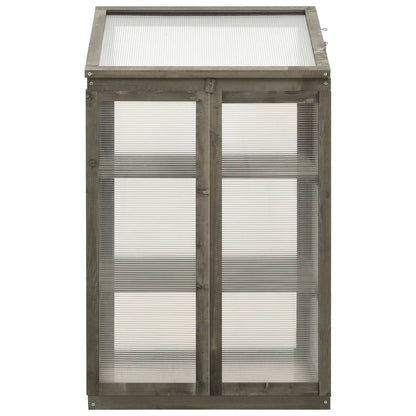 Greenhouse | Grey | Solid Firwood, PC board | 60x45x100 cm