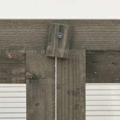 Greenhouse | Grey | Solid Firwood, PC board | 60x45x100 cm