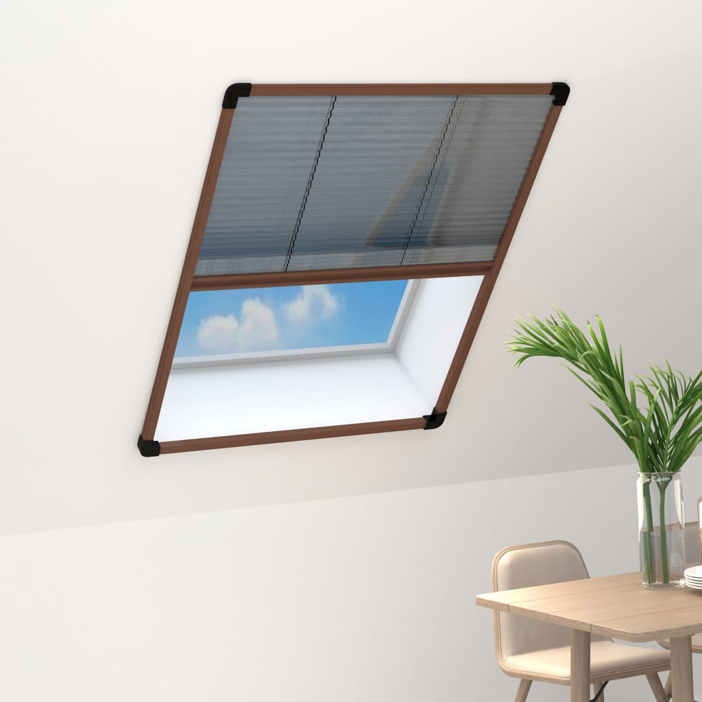 Window Screen | Brown frame with black mesh