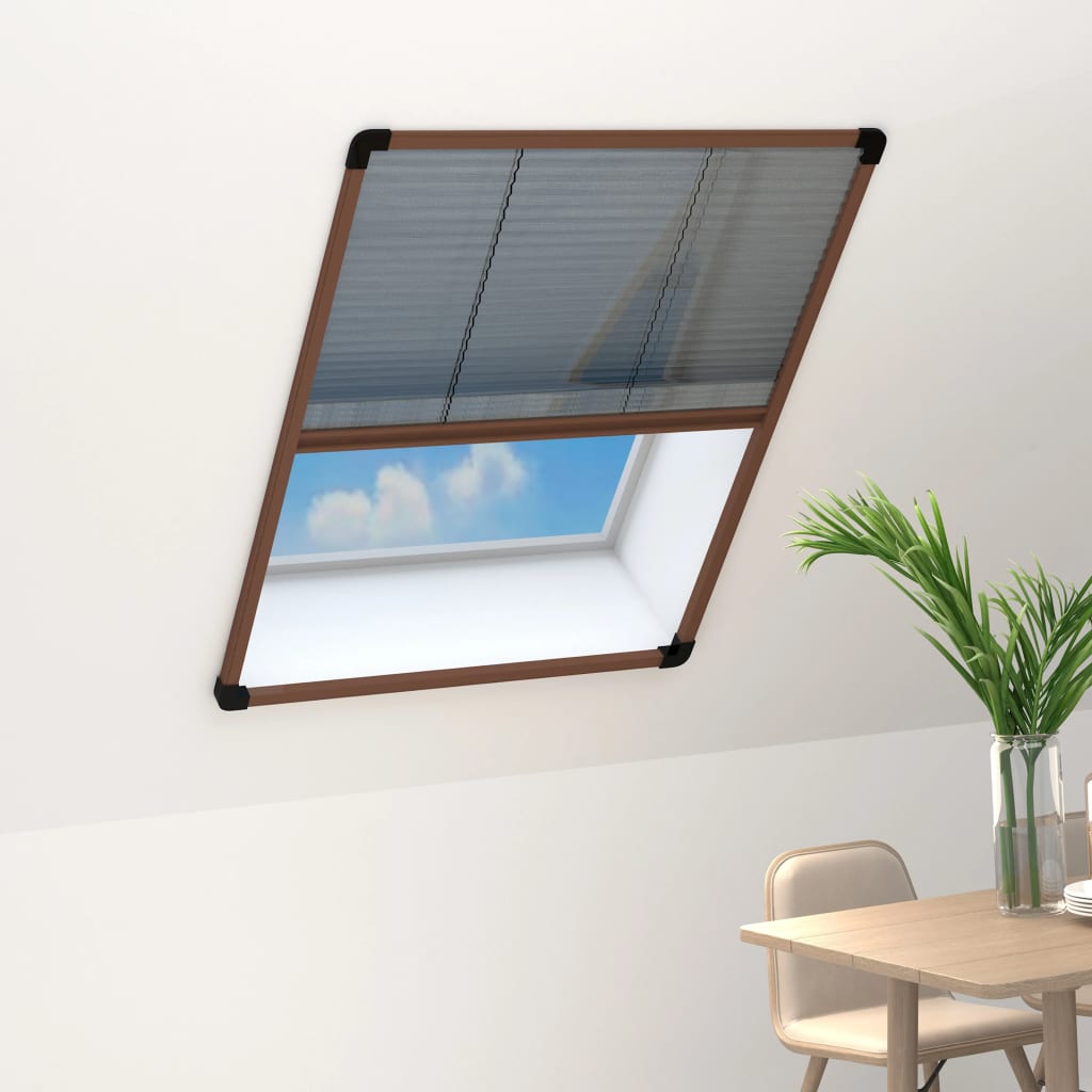 Window Screen | Brown frame with black mesh