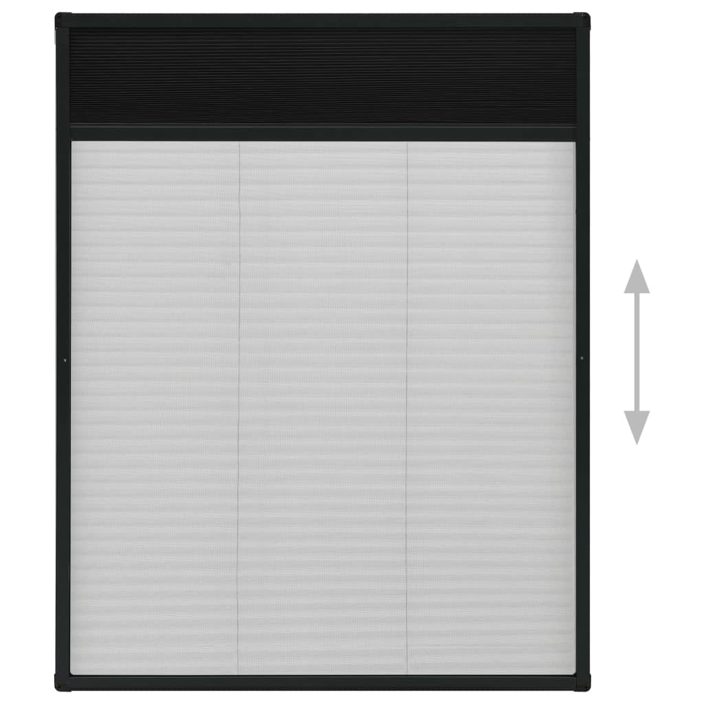 Window Screen | Anthracite, Black | Aluminium, Fibreglass | 80 x 100 cm