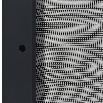148666 vidaXL Plisse Insect Screen for Windows Aluminium Anthracite 120x120cm