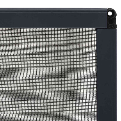 148668 vidaXL Plisse Insect Screen for Windows Aluminium Anthracite 80x160cm
