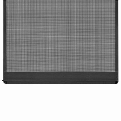 Hinged Insect Screen Manual Anthracite and Black 120 x 240 cm