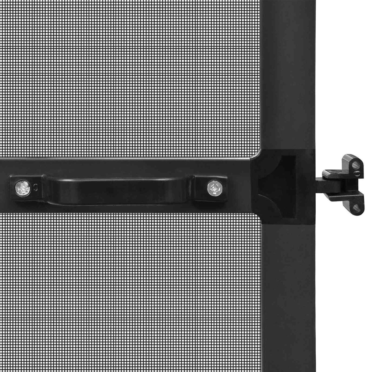 Hinged Insect Screen Manual Anthracite and Black 120 x 240 cm