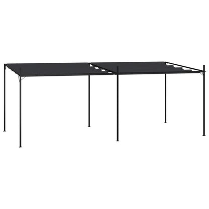 Gazebo with Retractable Roof 600x300x233 cm Anthracite