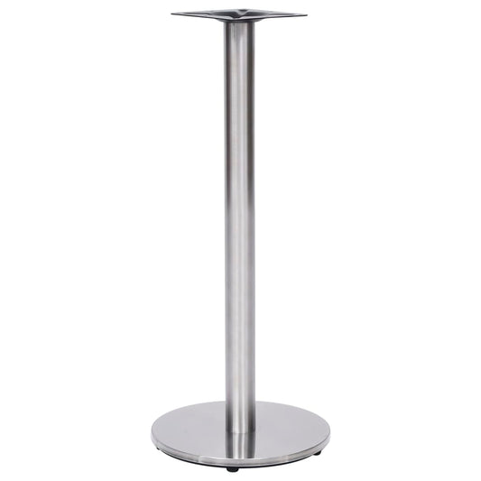 Bistro Table Leg | Silver | Stainless steel | Ø45 x 107 cm |  Industrial