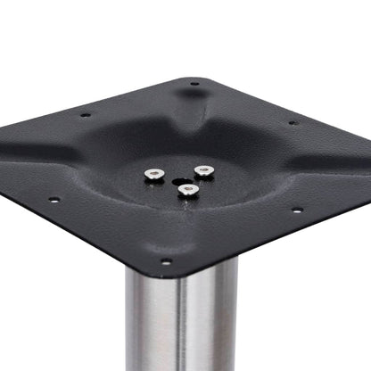 Bistro Table Leg | Silver | Stainless steel | Ø45 x 107 cm |  Industrial