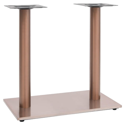 Bistro Table Leg | Brass | Stainless Steel | 70x40x72 cm | Industrial