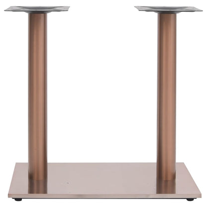 Bistro Table Leg | Brass | Stainless Steel | 70x40x72 cm | Industrial