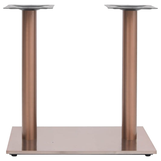 Bistro Table Leg | Brass | Stainless Steel | 70x40x72 cm | Industrial