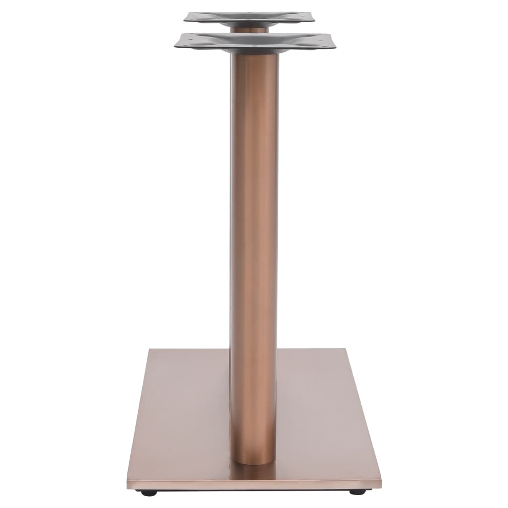 Bistro Table Leg | Brass | Stainless Steel | 70x40x72 cm | Industrial