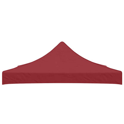 Party Tent Roof 3x3 m Burgundy 270 g/m²