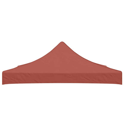 Party Tent Roof 3x3 m Terracotta 270 g/m²