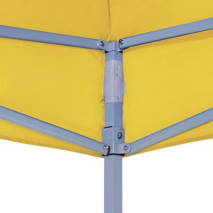 Party Tent Roof 3x3 m Yellow 270 g/m²