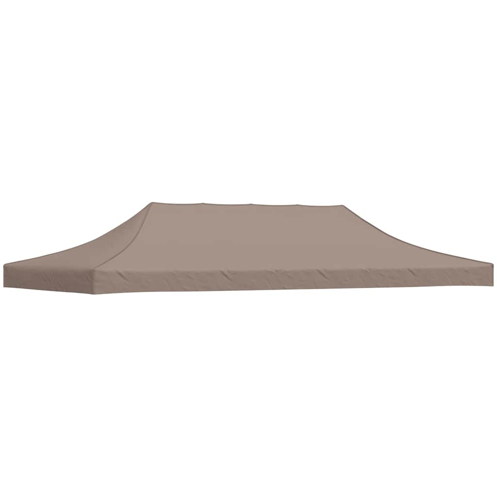 Party Tent Roof 6x3 m Taupe 270 g/m²