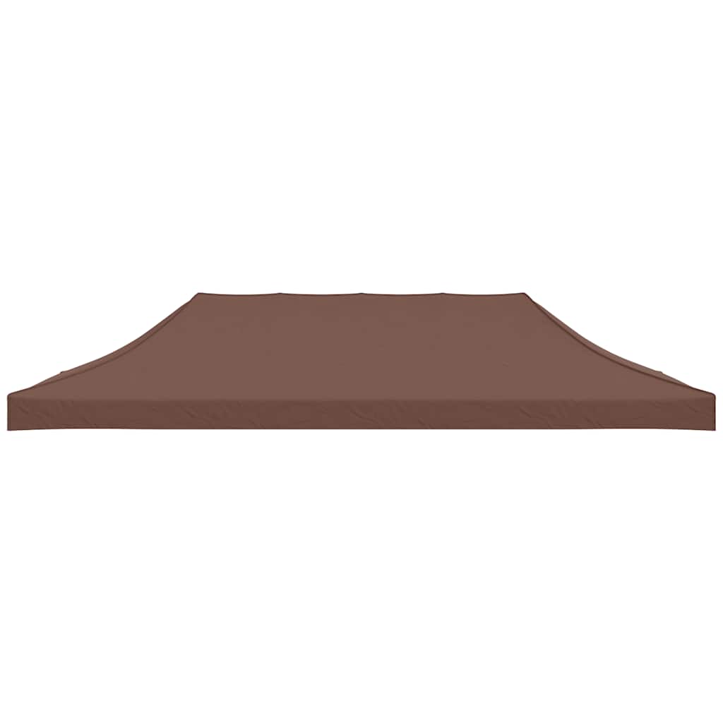 Party Tent Roof 6x3 m Brown 270 g/m²