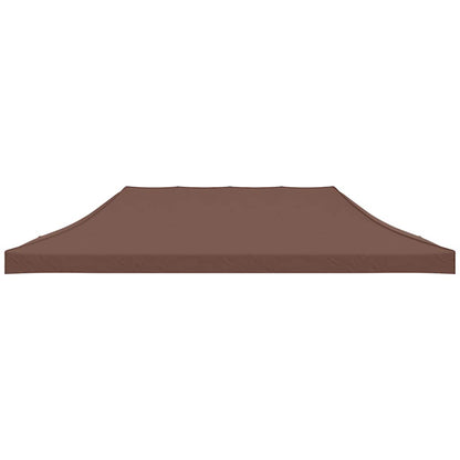 Party Tent Roof 6x3 m Brown 270 g/m²