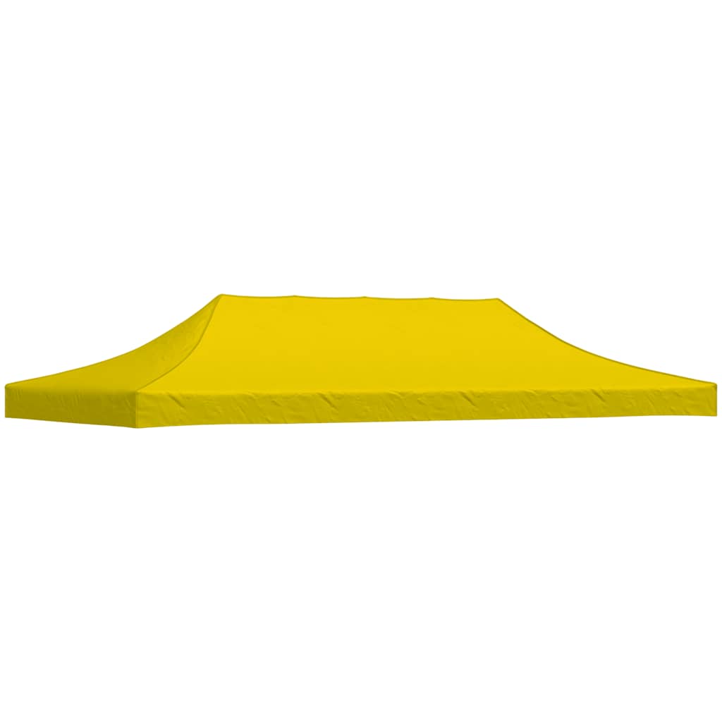 Party Tent Roof 6x3 m Yellow 270 g/m²