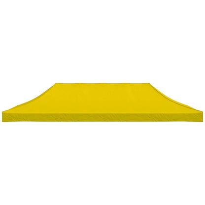Party Tent Roof 6x3 m Yellow 270 g/m²