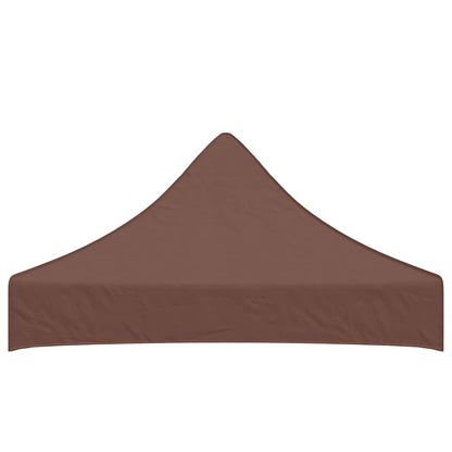 Party Tent Roof 2x2 m Brown 270 g/m²
