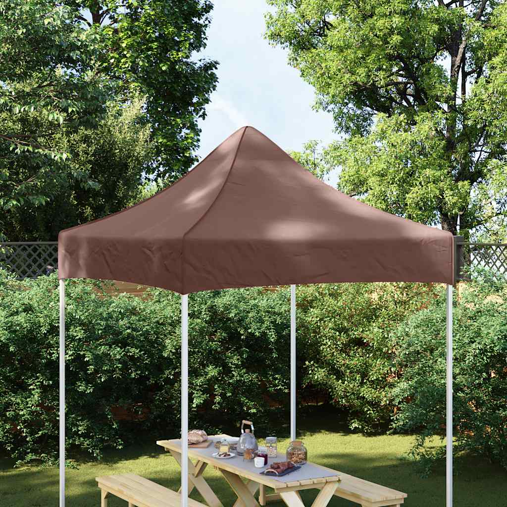 Party Tent Roof 2x2 m Brown 270 g/m²