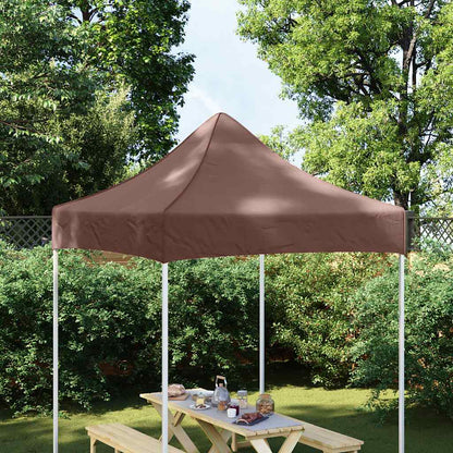 Party Tent Roof 2x2 m Brown 270 g/m²