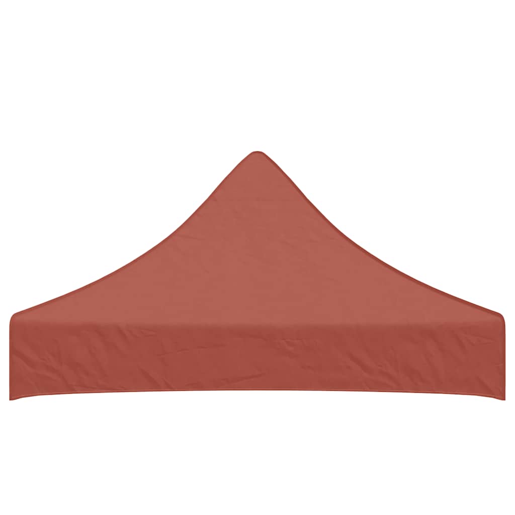 Party Tent Roof 2x2 m Terracotta 270 g/m²