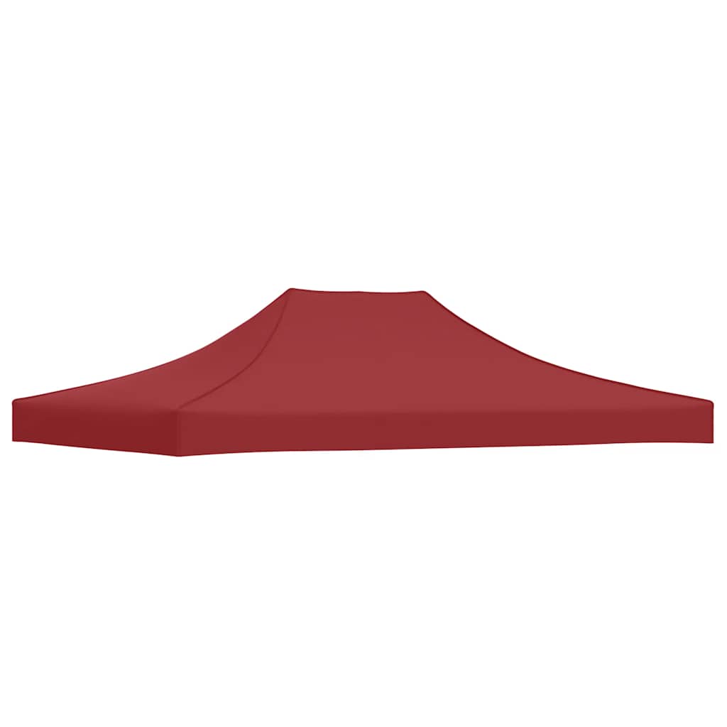 Party Tent Roof 4.5x3 m Burgundy 270 g/m²