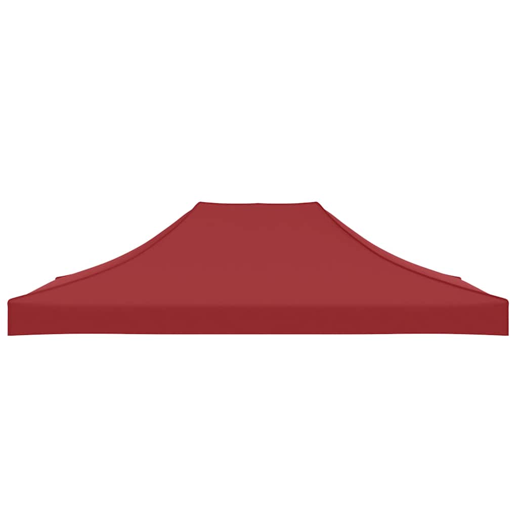 Party Tent Roof 4.5x3 m Burgundy 270 g/m²