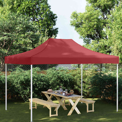 Party Tent Roof 4.5x3 m Burgundy 270 g/m²